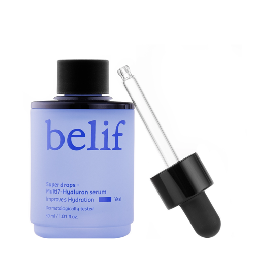 Belif - Super Drops Multi7 Hyaluron Serum - Ser facial hidratant - 30ml