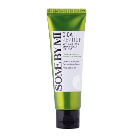 Some By Mi - Cica Peptide Anti Hair Loss Derma Scalp Treatment - Tratament anti-pierdere a părului cu peptide - 50ml