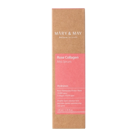 Mary&May - Rose Collagen Mist Serum - Serum Bi-Phasic Mist Serum - 100ml
