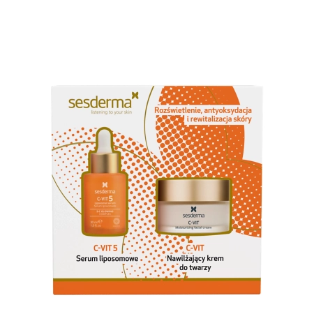 Sesderma - C-VIT Set - Set de Produse Iluminatoare - Ser + Cremă - 50ml + 30ml