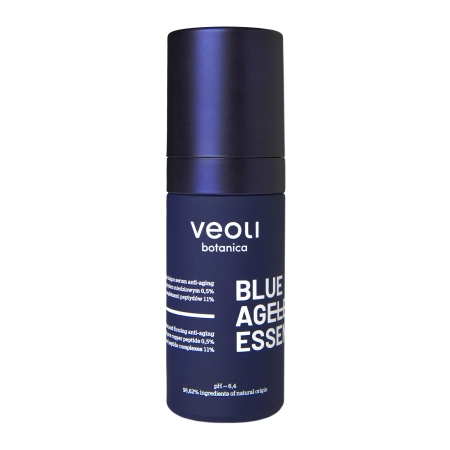 Veoli Botanica – Blue Ageless Essence – Serum Anti-Aging cu Efect de Umplere și Fermitate – 30ml