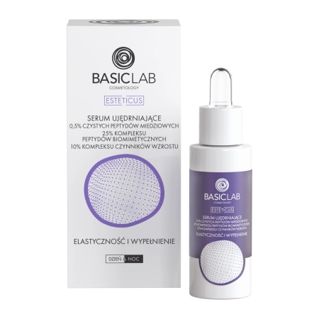 BasicLab - Flexibilitate și umplere - Serum de fermitate 0,5% Peptide de cupru - 30 ml