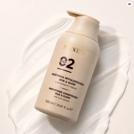 SunewMed+ - Silk&Glow; Balsam netezitor - Balsam Netezitor cu un complex de 5 uleiuri - 500 ml