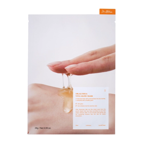 Dr. Althea - Vita Glow Mask - Mască hrănitoare în placă - 27ml