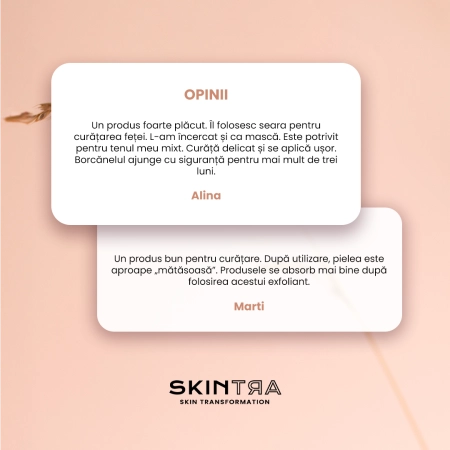 SkinTra - Pink Pow(d)er - Pudră multifuncțională de curățare și enzimatică pe bază de argilă - 40g
