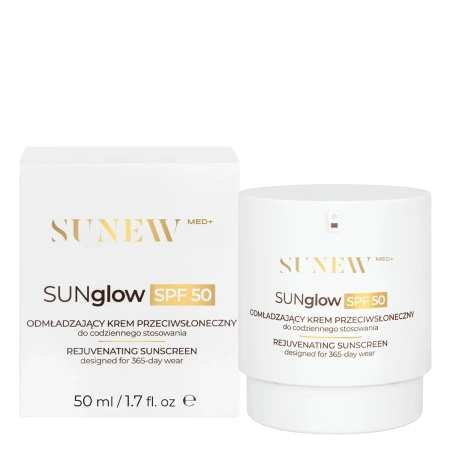 SunewMed+ - SUNglow SPF50 Cremă de Protecție Solară pentru Față cu Efect de Întinerire - 50ml