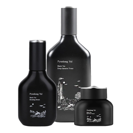 Pyunkang Yul – Black Tea Line Gift Set – Set de fermitate – 130ml+45ml+60ml