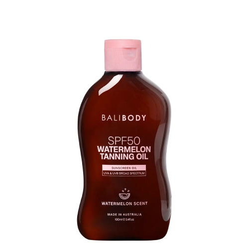 Bali Body - Watermelon Tanning Oil SPF50 - Ulei pentru bronzare cu extract de pepene verde SPF 50 - 100 ml