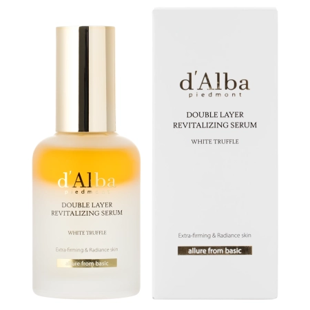 d'Alba - White Truffle Double Layer Revitalizing Serum - Ser revitalizant pentru față - 50 ml