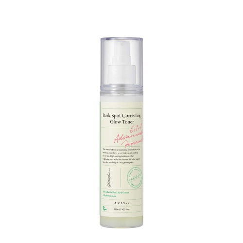Axis-y - Dark Spot Correcting Glow Toner - Tonic bifazic iluminator sub formă de spray – 125 ml