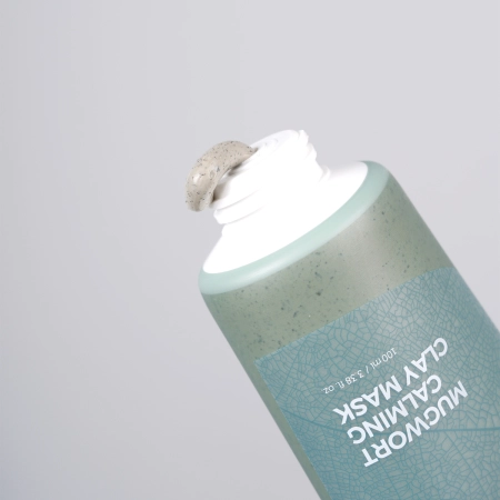 Isntree - Real Mugwort Calming Clay Mask - Mască de argilă cu mugwort - 100ml