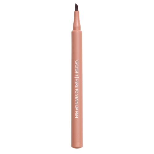 GOSH - Here To Stain Lip Pen - Creion de buze de lungă durată tip marker - 004 Mocha Stain - 1ml