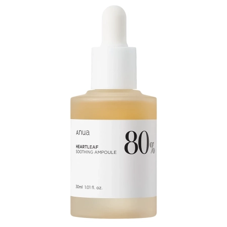 Anua - Heartleaf 80% Soothing Ampoule - Fiolă facială calmantă cu 80% extract de rozmarin - 30ml