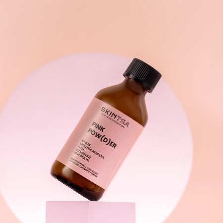 SkinTra - Pink Pow(d)er - Pudră multifuncțională de curățare și enzimatică pe bază de argilă - 40g