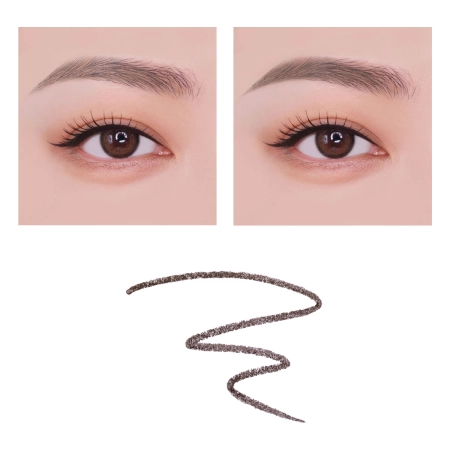 Unleashia - Shaper Defining Eyebrow Pencil - Creion de sprâncene - 1 Oatmeal Brown - 0,025g