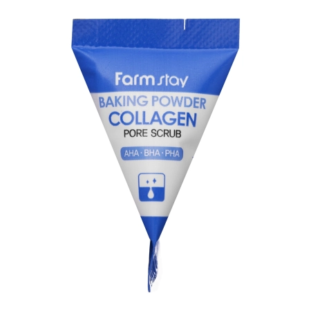 Farmstay - Collagen Baking Powder Pore Scrub - Pudră de curățare a feței - 7 ml