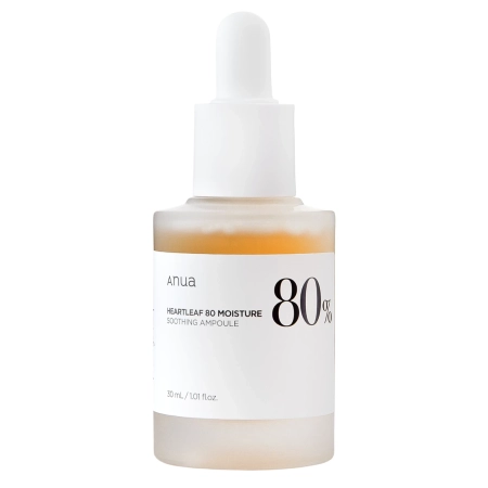 Anua - Heartleaf 80% Soothing Ampoule - Fiolă facială calmantă cu 80% extract de rozmarin - 30ml