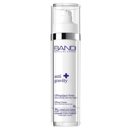 Bandi - Anti Gravity - Cremă cu efect de lifting pentru modelarea conturului feței - 50 ml 