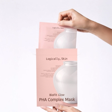Logically, Skin - BioFit Glow PHA Complex Mask - Mască pentru față cu acid PHA - 25 g