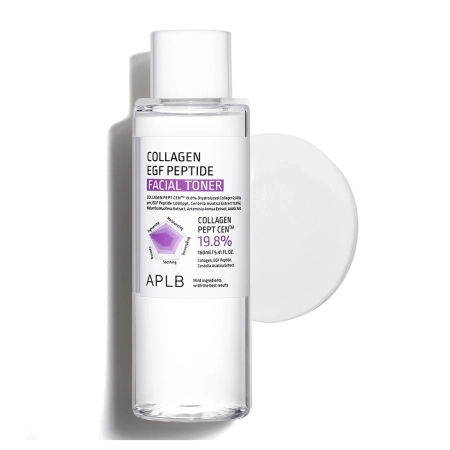 APLB - Collagen EGF Peptide Facial Toner - Toner facial hidratant și fermizant – 160 ml