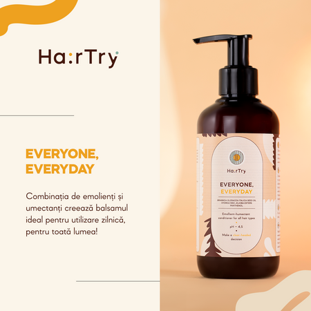 HairTry - Everyone, Everyday - Balsam de zi cu zi - 250ml