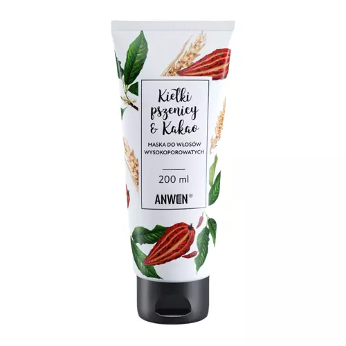 Anwen - Germeni de Grâu și Cacao - Mască pentru păr cu porozitate ridicată - 200 ml
