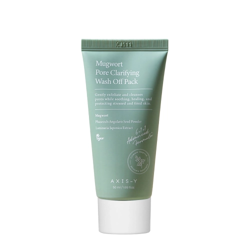 Axis-y - Mugwort Pore Clarifying Wash Off Pack - Masca purifiantă pentru față cu pelin – 50 ml