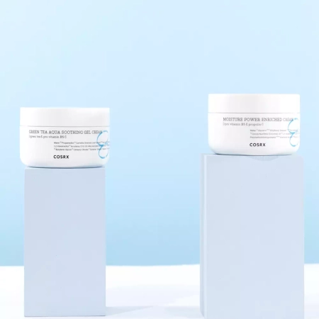 COSRX - Hydrium Green Tea Aqua Soothing Gel Cream - Cremă calmantă cu extract de ceai verde - 50ml