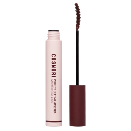 Cosnori - Perfect Setting Mascara Waterproof Long & Curl - Mascara rezistentă la apă, care alungește și curbează genele - 03 Rosy Brown - 7 g