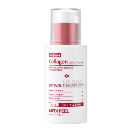 Medi-Peel - Retinol Collagen Lifting Ampoule - Fiolă de fermitate cu retinol și colagen - 50ml