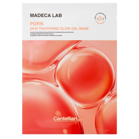 Centellian24 - PDRN Skin Tightening Glow Gel Mask - Set de măști gel pentru față cu PDRN - 5 x 22 ml