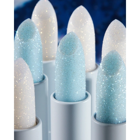 Unleashia - Glacier Vegan Lip Balm - Balsam de buze hidratant cu sclipici - No.1 Snow Frost - 3,3g