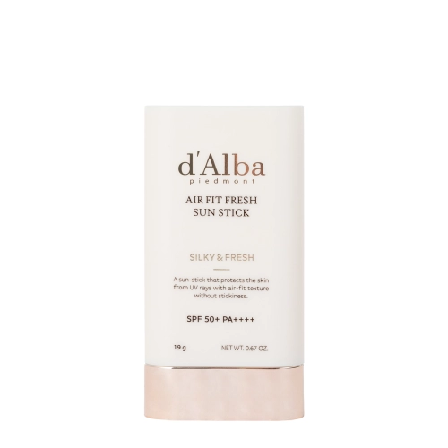 d'Alba – Air Fit Fresh Sun Stick SPF 50+ PA++++ – Cremă de protecție solară în stick – 19g