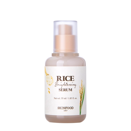Skinfood - Rice Brightening Serum - Ser iluminator cu extract de orez - 55ml
