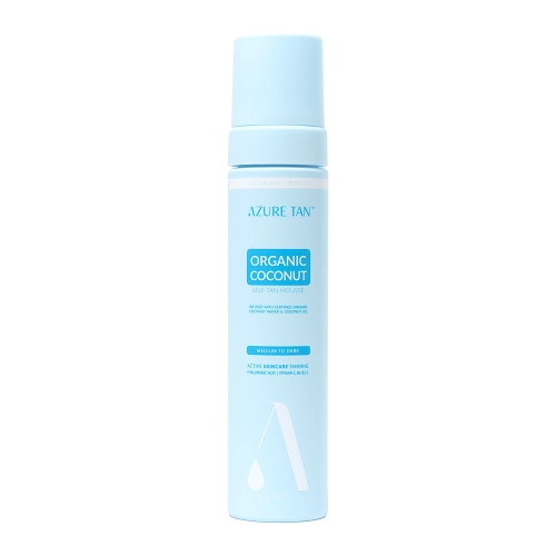 Azure Tan - Spumă autobronzantă pentru corp cu cocos organic – Medium to Dark – 200 ml