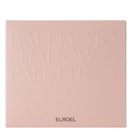 ELROEL - Barely Mood Shadow Palette - Paletă de farduri de pleoape - 01 Brown Mauve - 8,1g