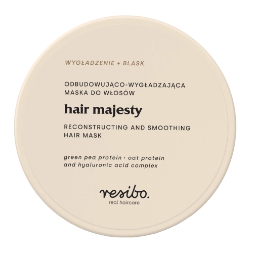 Resibo – Hair Majesty – Mască pentru păr cu efect reparator și de netezire – 175ml