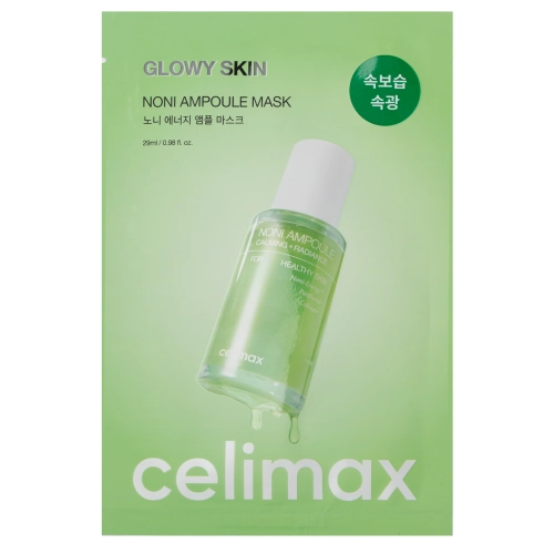 Celimax – The Real Noni Energy Ampoule Mask – Mască din țesătură cu extract de noni – 1 buc.