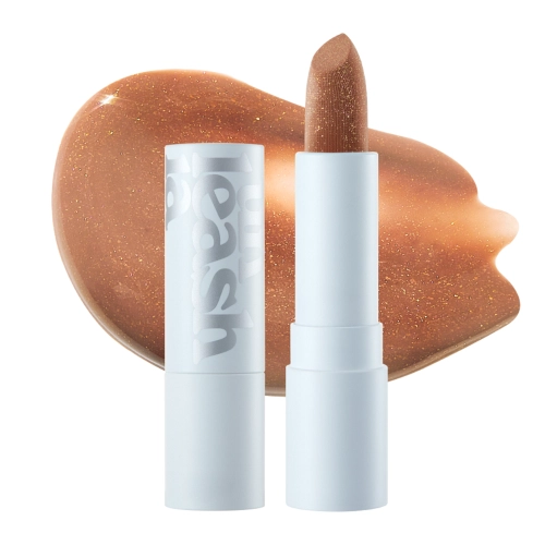 Unleashia - Glacier Vegan Lip Balm - Balsam de buze hidratant cu sclipici - No.3 Nude Bluff - 3.3g