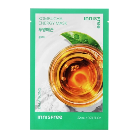 Innisfree - Squeeze Energy Mask - Kombucha - Clarifying - Mască purificatoare Pad Mask - 22ml