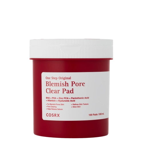 COSRX - One Step Original Blemish Pore Clear Pad - Dischete Purifiante pentru Imperfecțiuni - 300 ml / 100 buc.