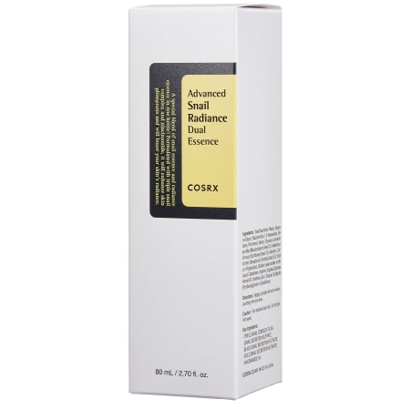 Cosrx - Advanced Snail Radiance Dual Essence - Esență de mucină de melc - 80ml