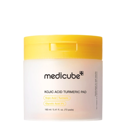 Medicube - Kojic Acid Turmeric Pad - Dischete cu acid kojic - 160 ml / 70 buc.