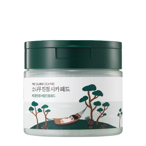 Round Lab - Pine Calming Cica Pad - Plasturi de față cu efect de calmare și netezire - 50 buc.