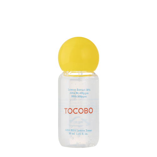 Tocobo - AHA BHA Lemon Toner - Toner cu lămâie și acizi AHA și BHA - 30ml