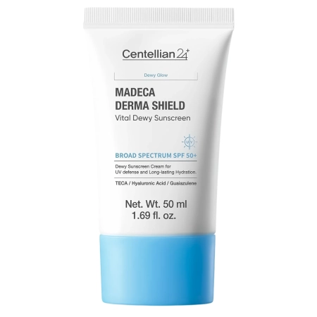 Centellian24 - Madeca Derma Shield Safe Moisture Sun Cream - Cremă hidratantă pentru față cu SPF 50+ PA++++ - 50 ml