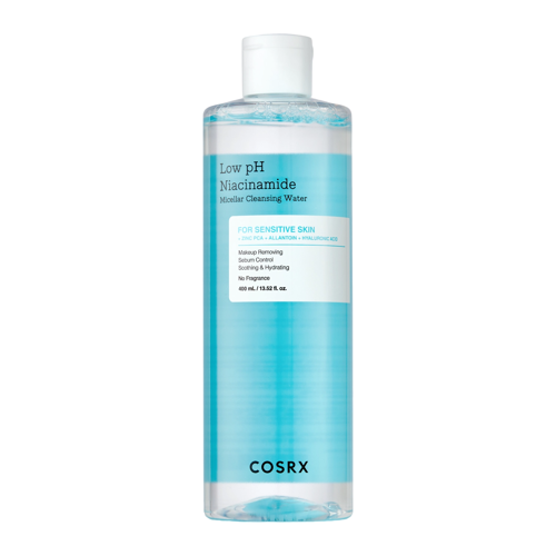 COSRX - Low pH Niacinamide Cleansing Water - Apă micelară cu pH scăzut - 400ml