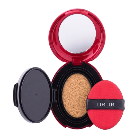 TIRTIR - Masca Fit Red Cushion - Fond de ten de lungă durată în format cushion – 24N Latte – Mini – 4,5g