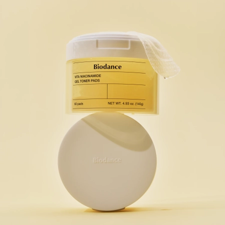 Biodance - Vita Niacinamide Gel Toner Pads - Dischete iluminatoare pentru față - 60 buc.