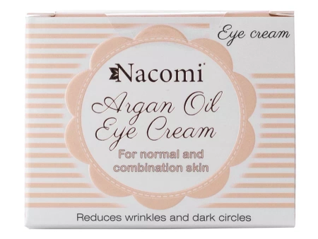 Nacomi - Natural Argan Eye Cream - Cremă de ochi naturală Argan - 15ml